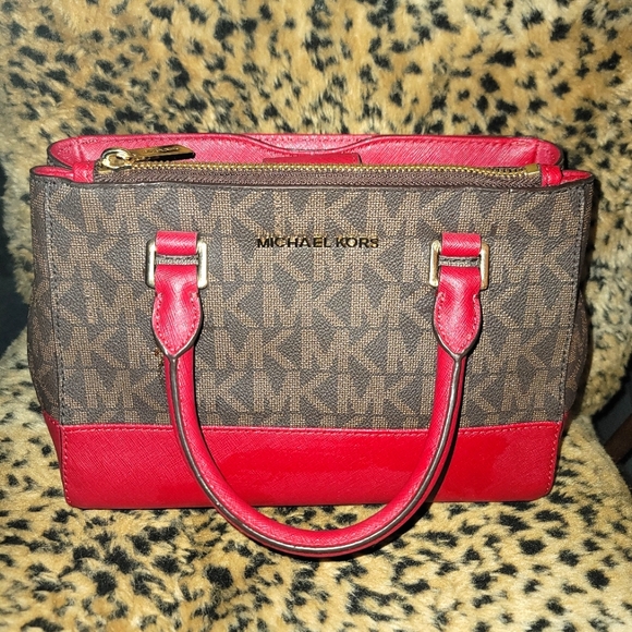 MK Mini Kellen XS Satchel: Brown Cherry - Picture 1 of 6